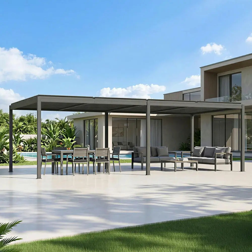 Metal Louvered Pergola